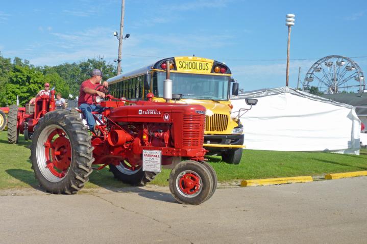 1951 Farmall M Tractor in Wednesday's parade at the fair